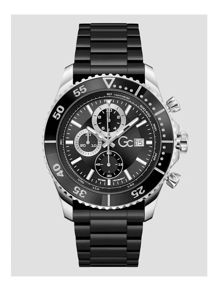 Black Ceramic Sport Watch