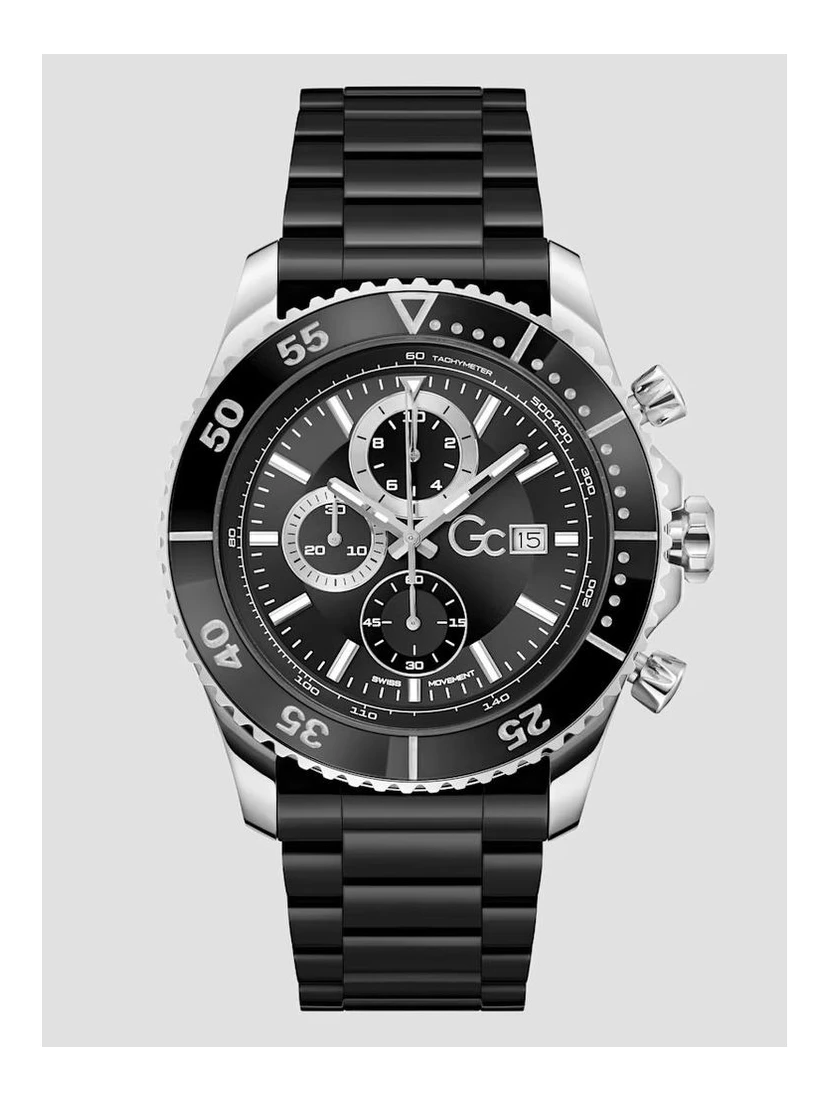 Black Ceramic Sport Watch