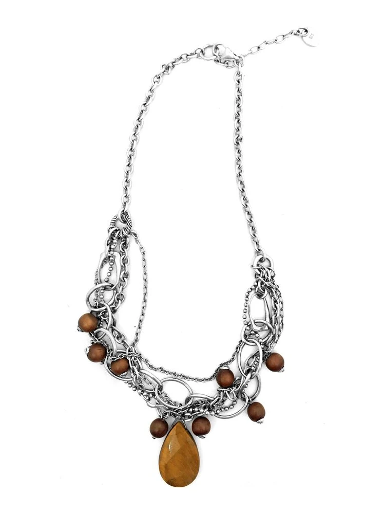 Silver Stainless Steel Necklace