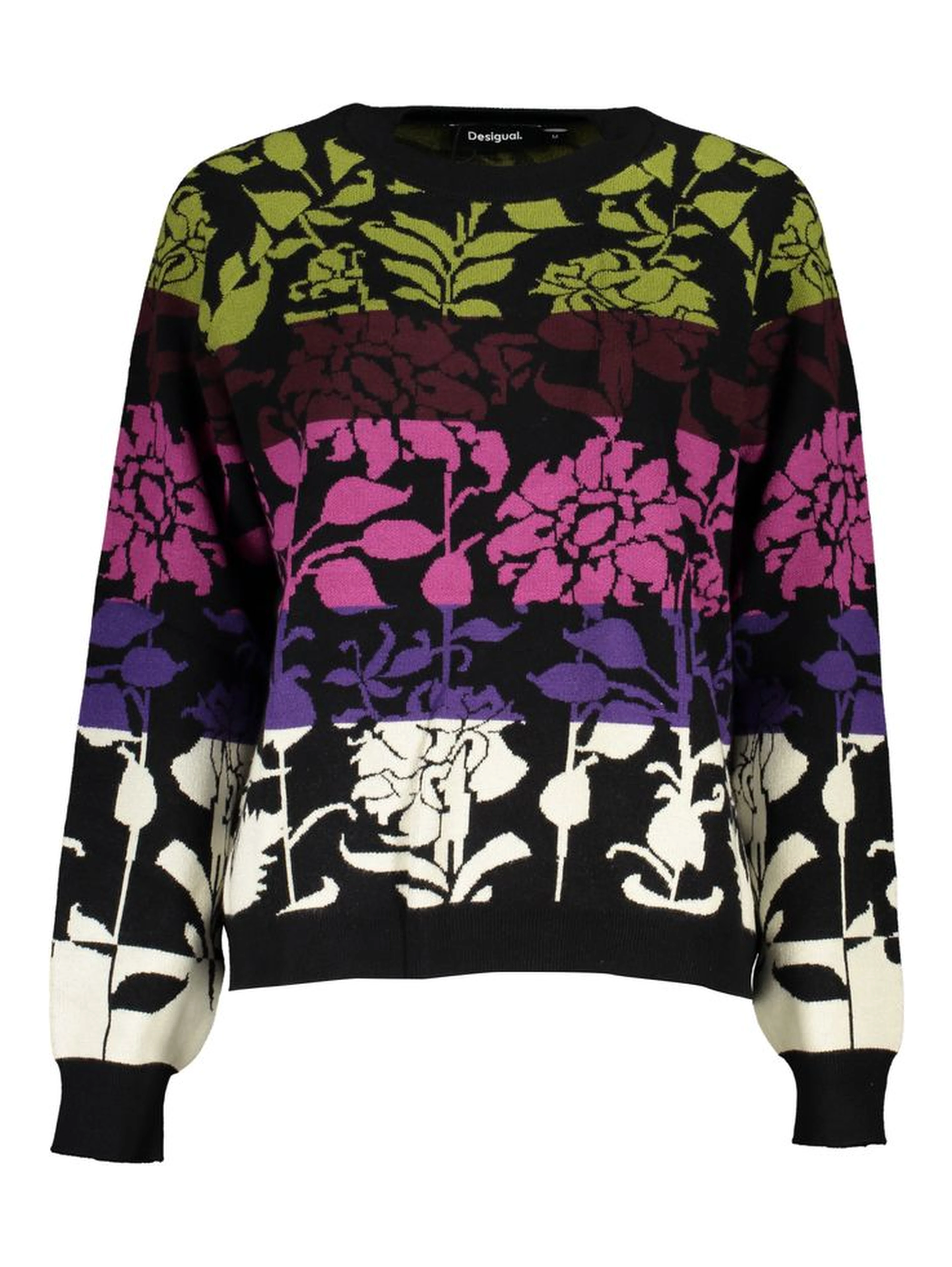 Black Polyester Sweater