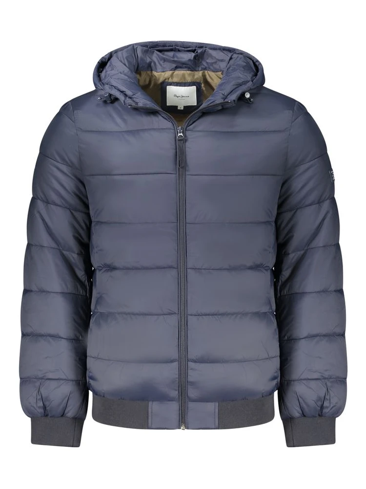 Blue Polyamide Jackets & Coat