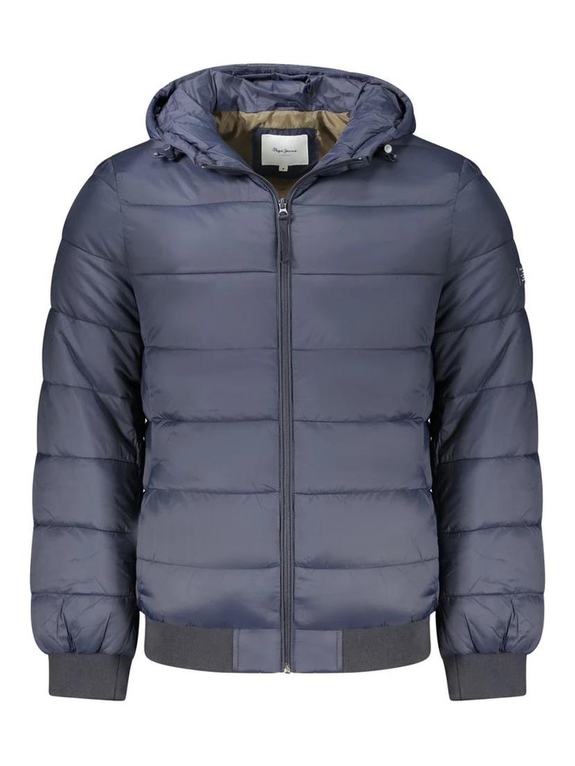 Blue Polyamide Jackets & Coat