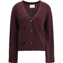 Purple Cashmere Cardigan