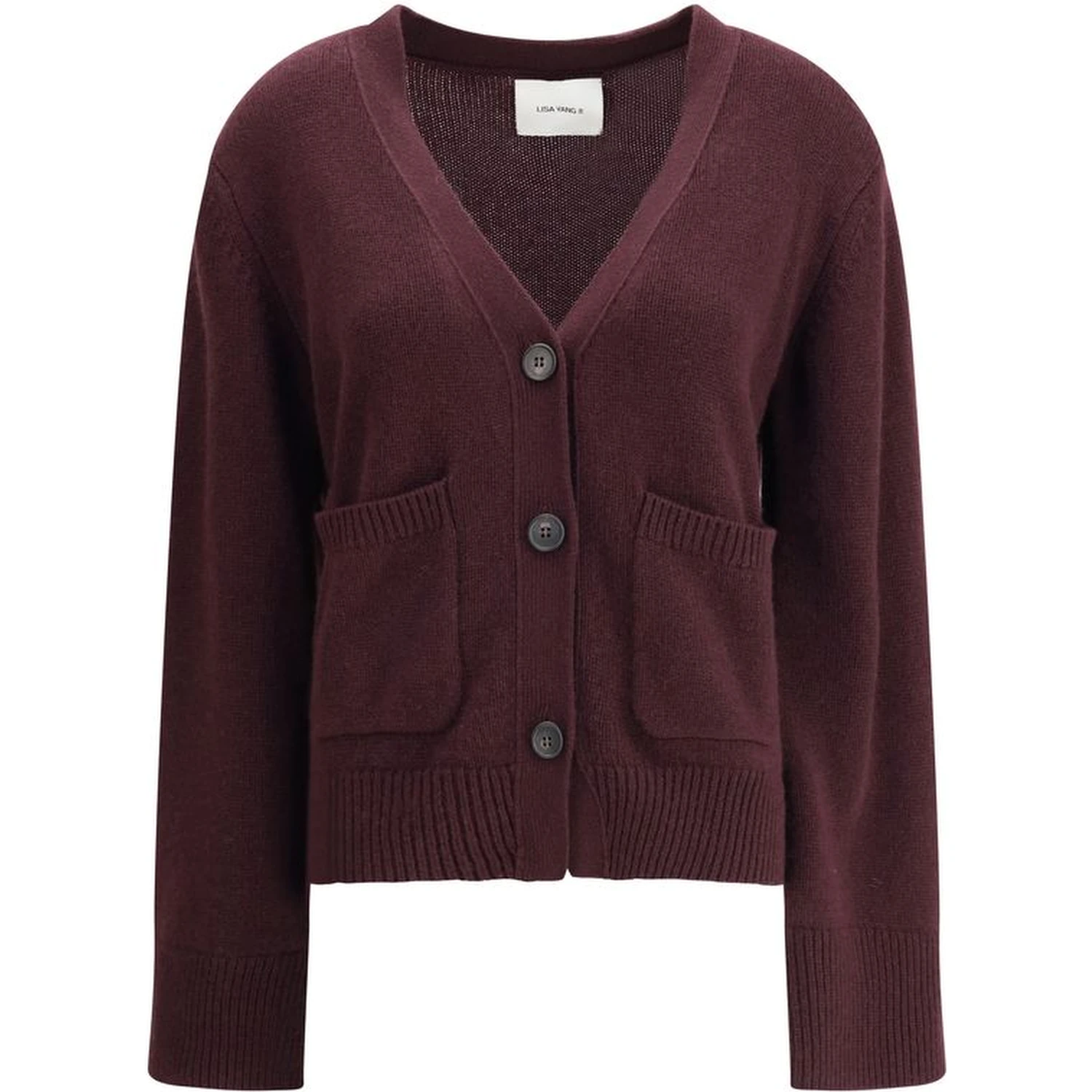 Purple Cashmere Cardigan