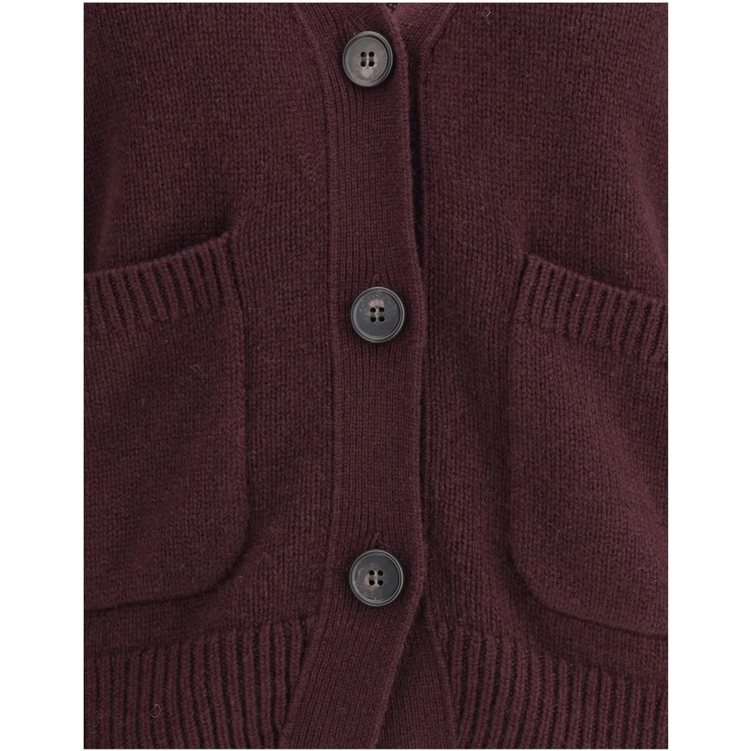 Purple Cashmere Cardigan