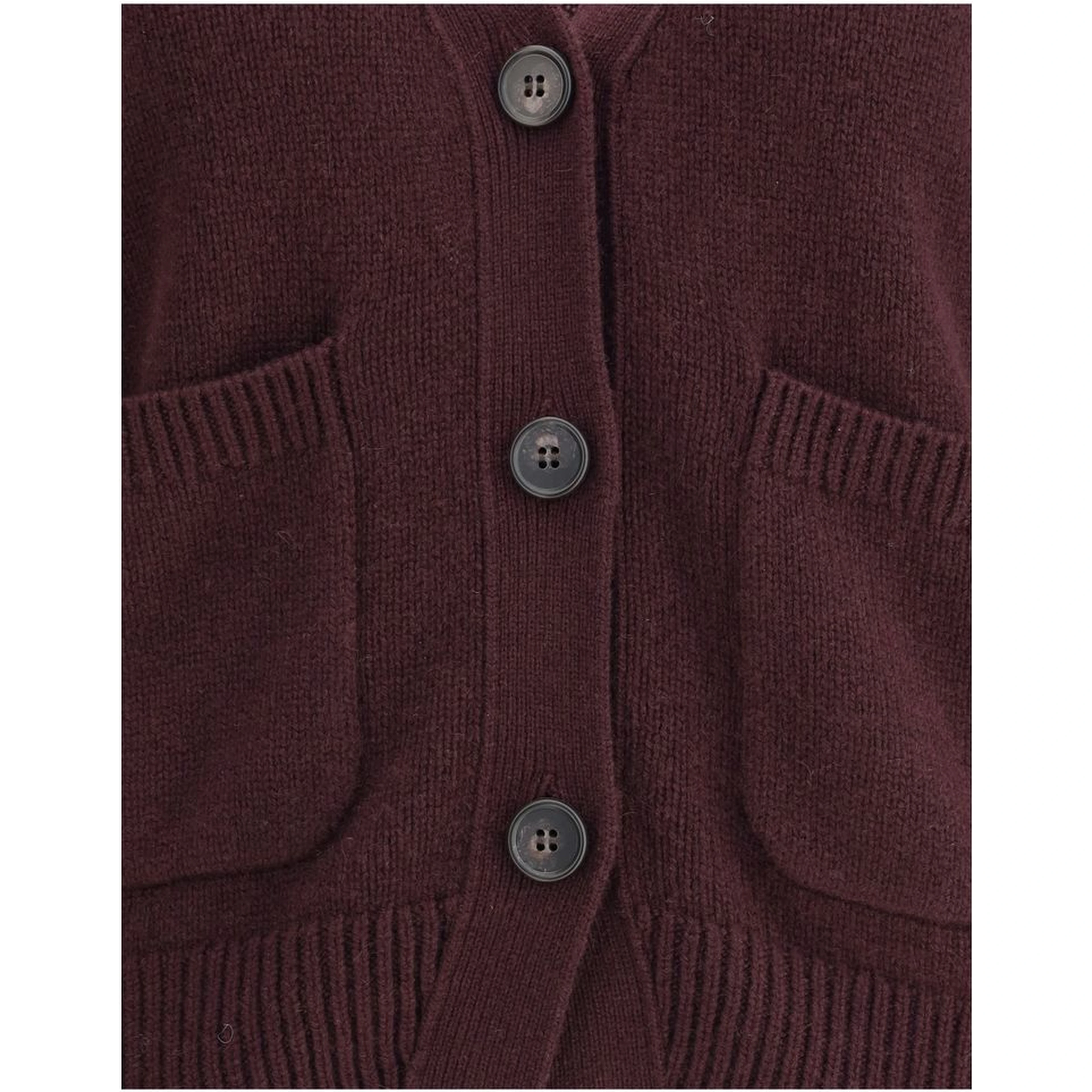 Purple Cashmere Cardigan