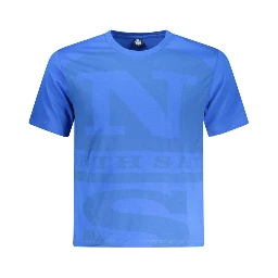 تيشيرت قطني أزرق