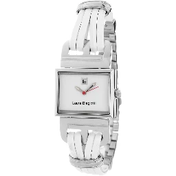 White Leather Dress Watch