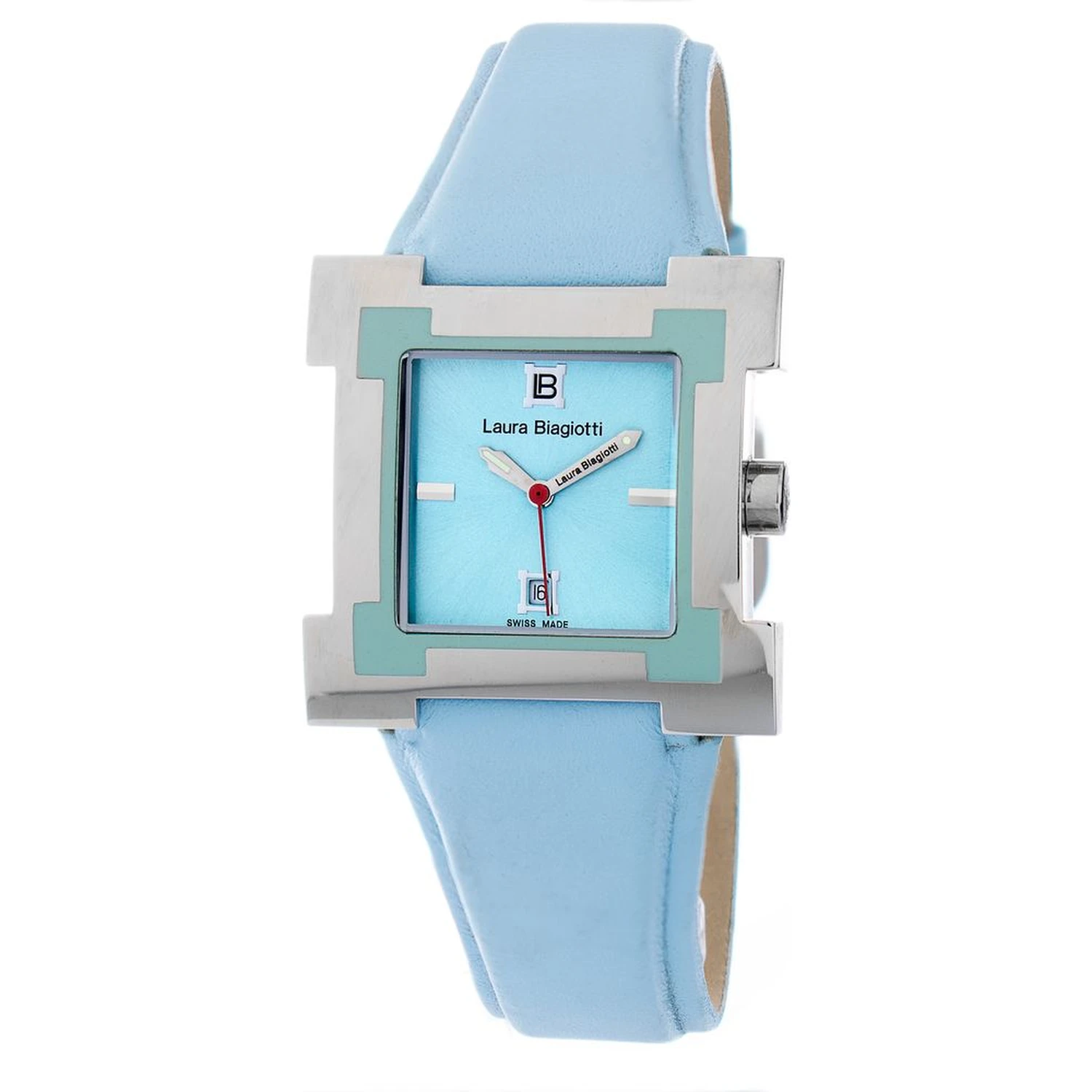 Blue Leather Dress Watch