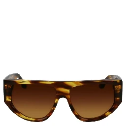 نظارات شمسية بنية اللون من الأسيتات