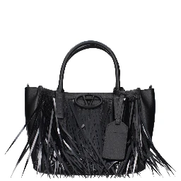 Black Leather Handbag
