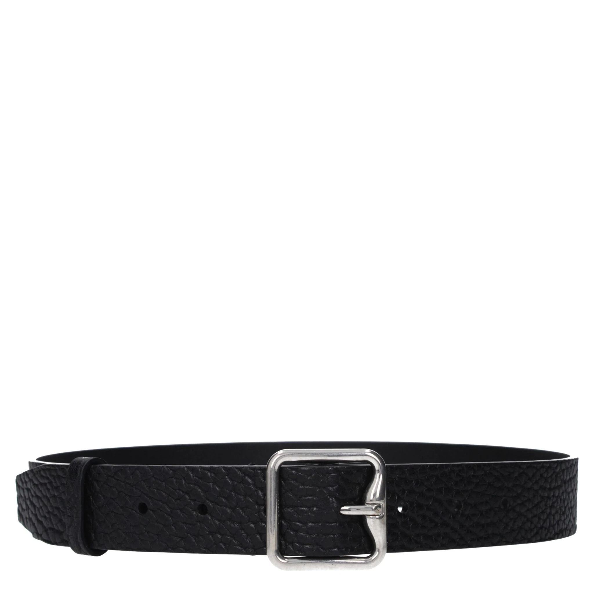 Black Leather Regular Belt