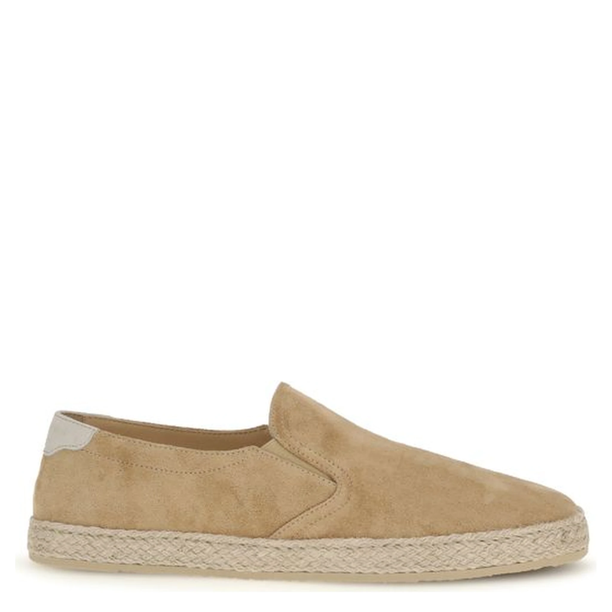 Beige Calf Leather Bos Taurus Espadrilles