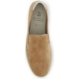 Beige Calf Leather Bos Taurus Espadrilles