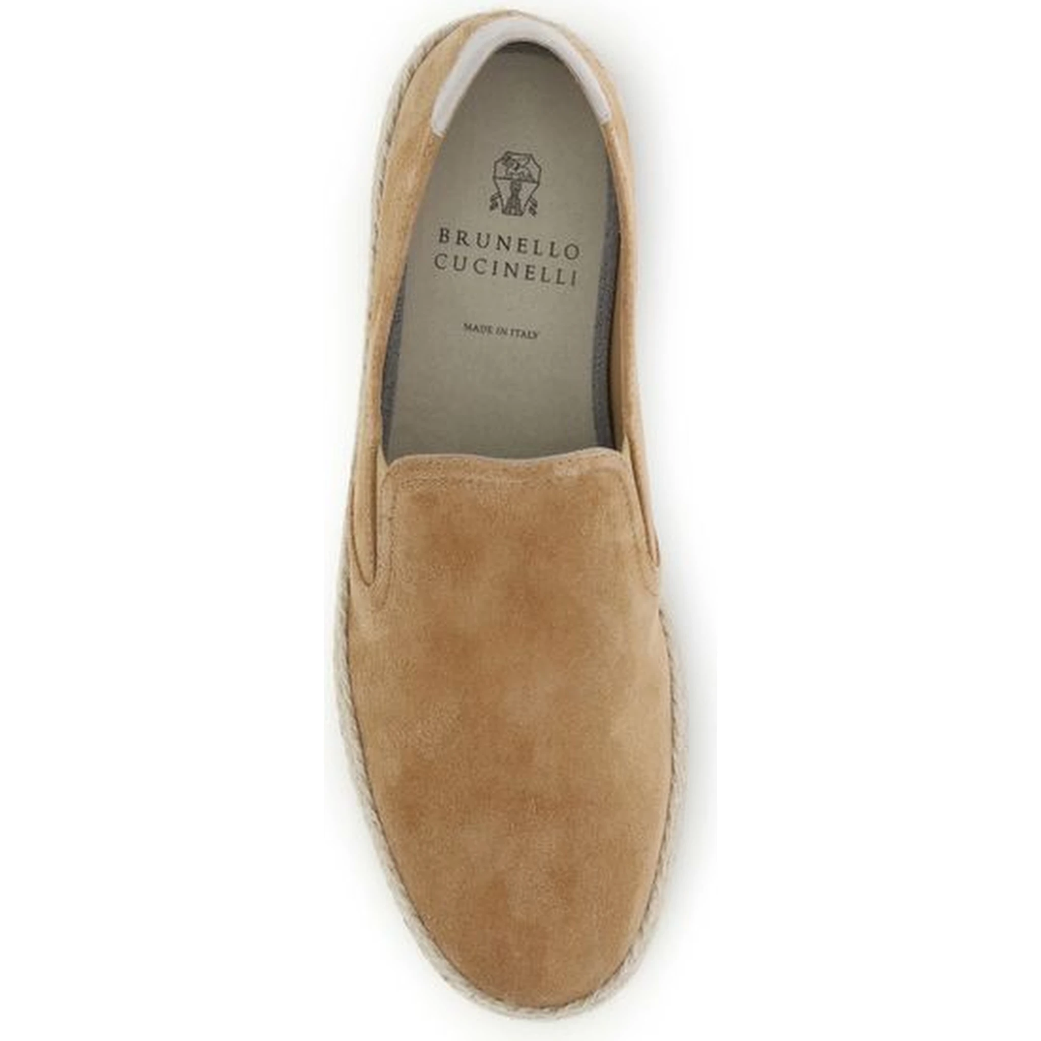 Beige Calf Leather Bos Taurus Espadrilles