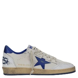 White Calf Leather Bos Taurus Low Top Sneakers