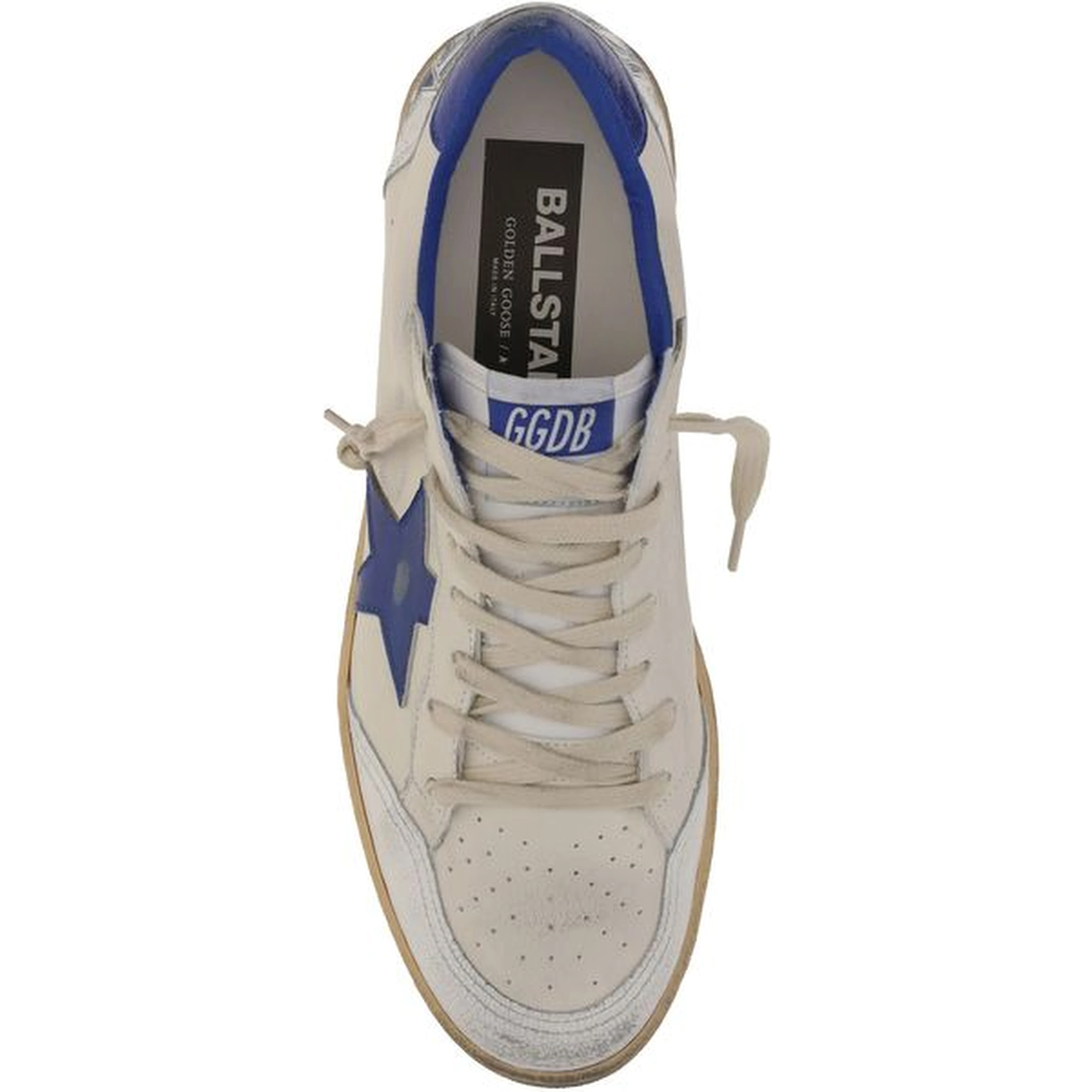 White Calf Leather Bos Taurus Low Top Sneakers