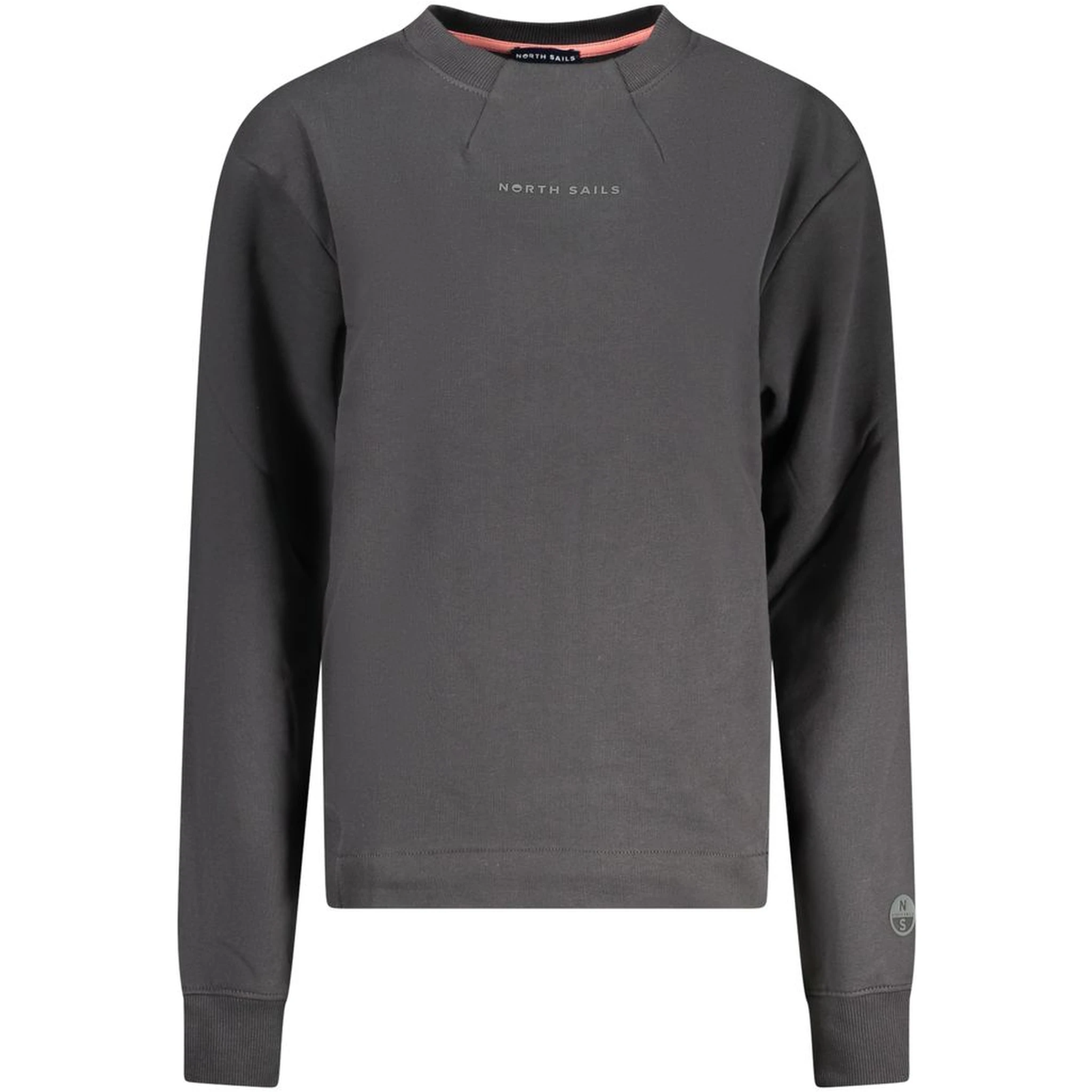 Black Cotton Women Sweatshirt
