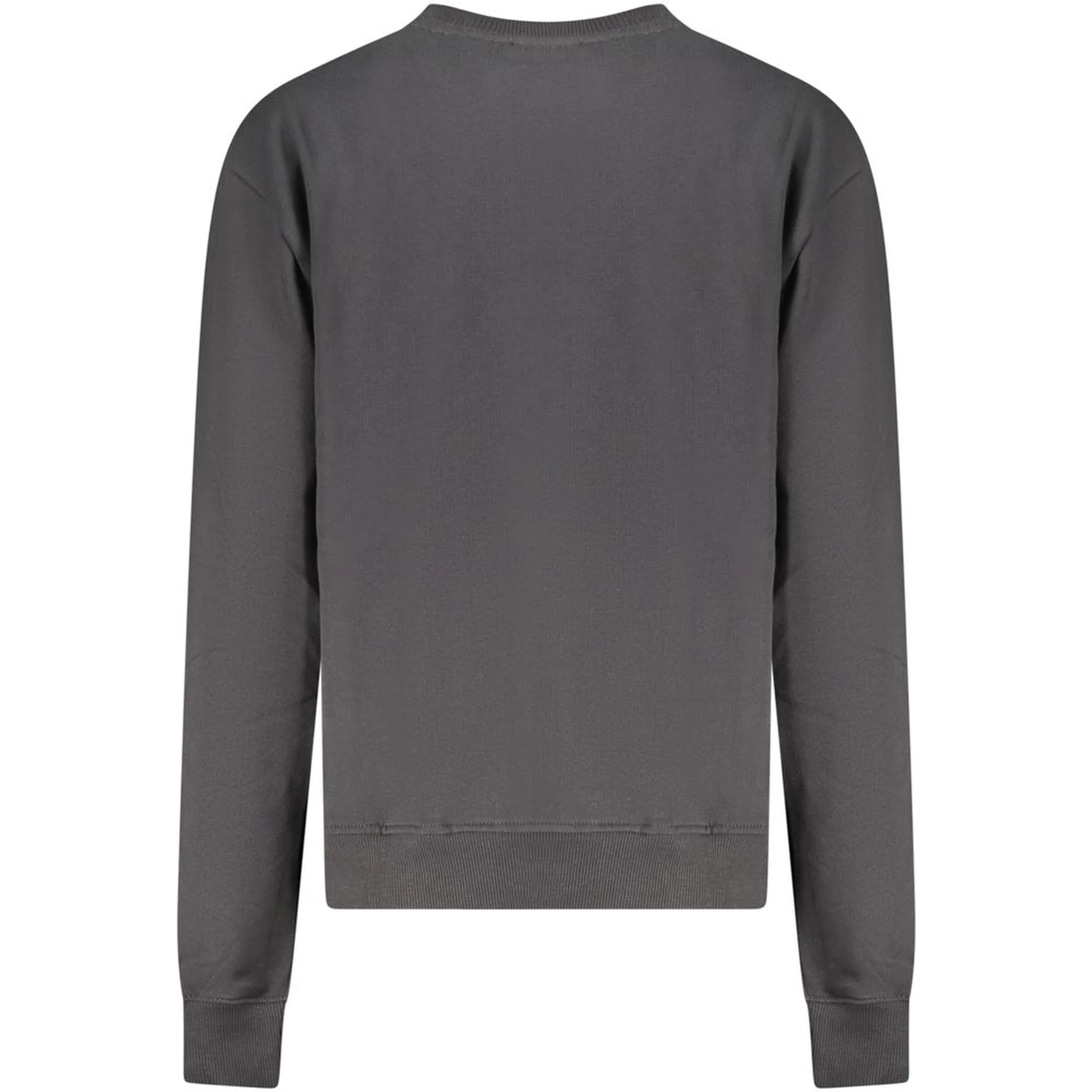 Black Cotton Women Sweatshirt