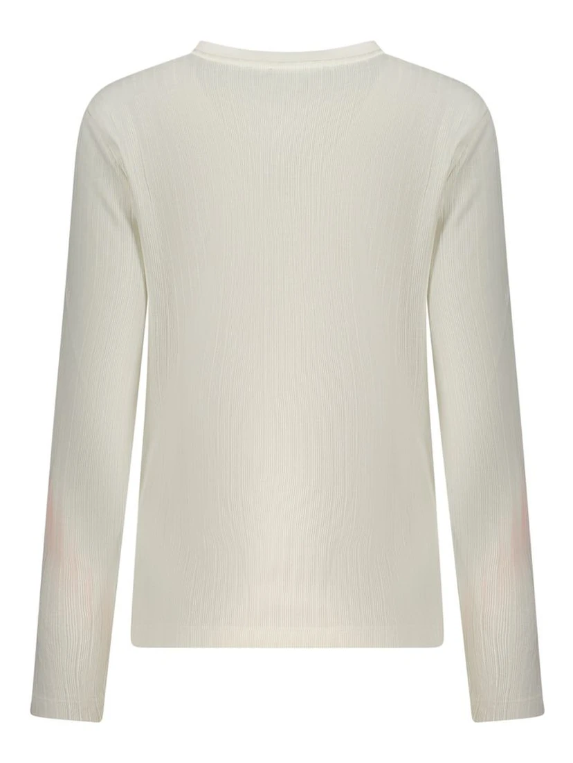 White Polyester Women's Sweater
