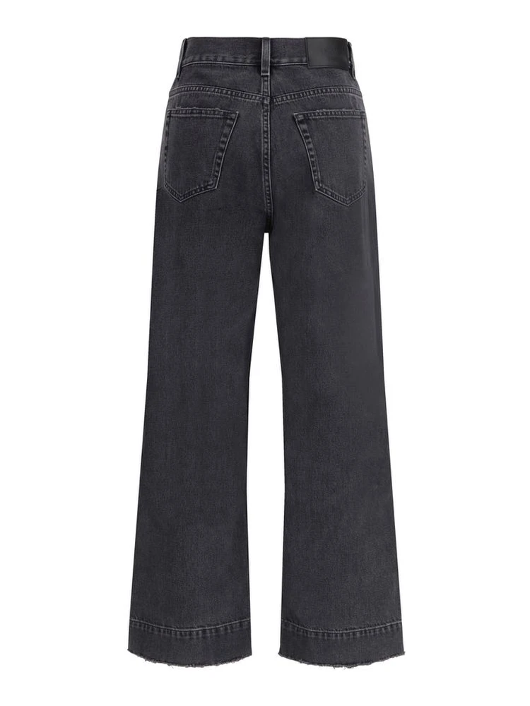 Black Cotton High-Waisted Jean alternative