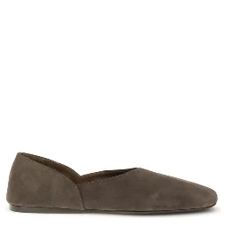 Brown Calf Leather Bos Taurus Ballet Flats