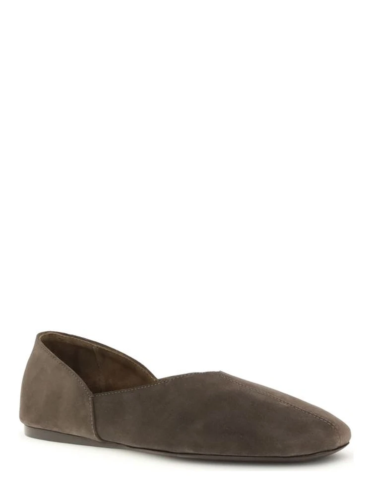 Brown Calf Leather Bos Taurus Ballet Flats alternative