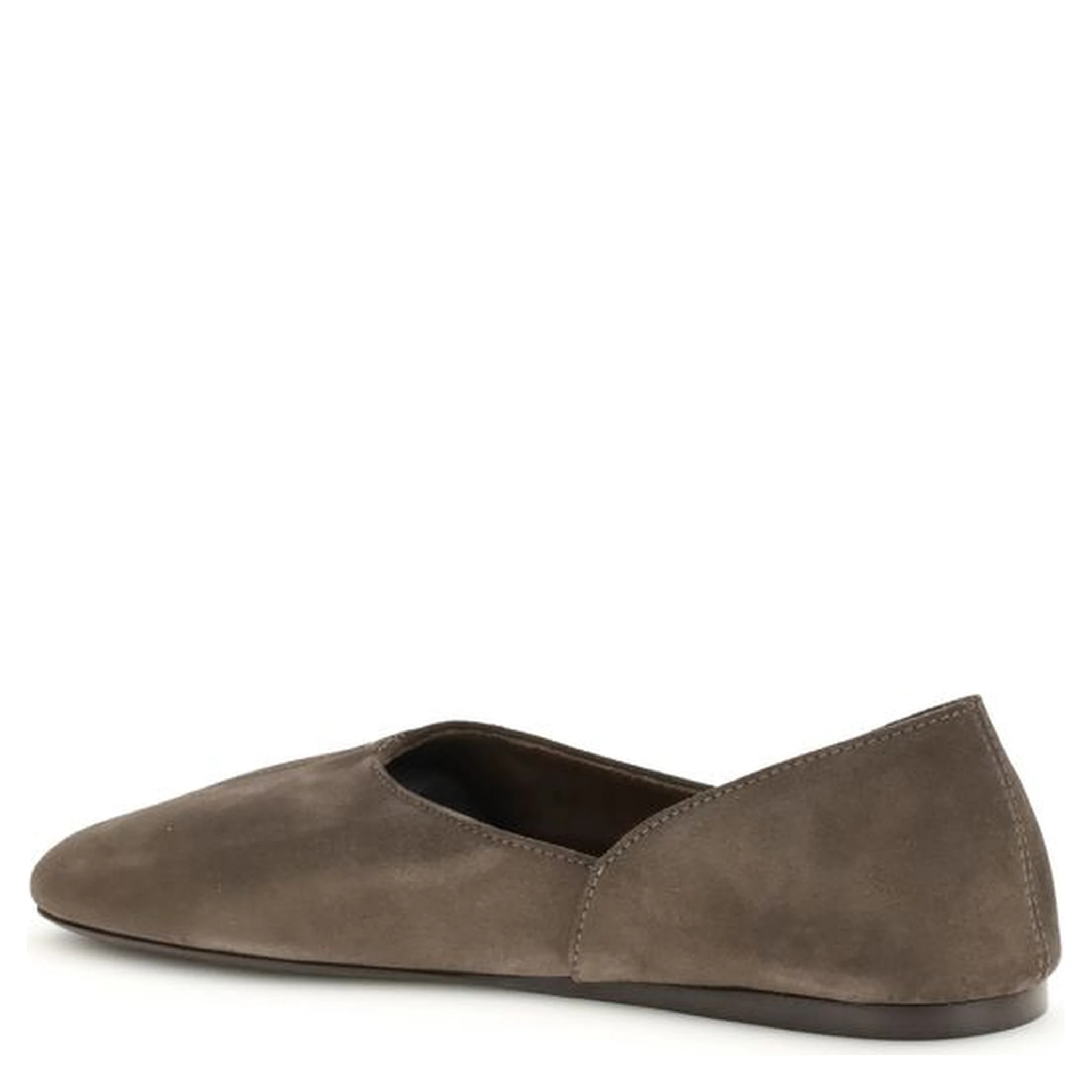 Brown Calf Leather Bos Taurus Ballet Flats