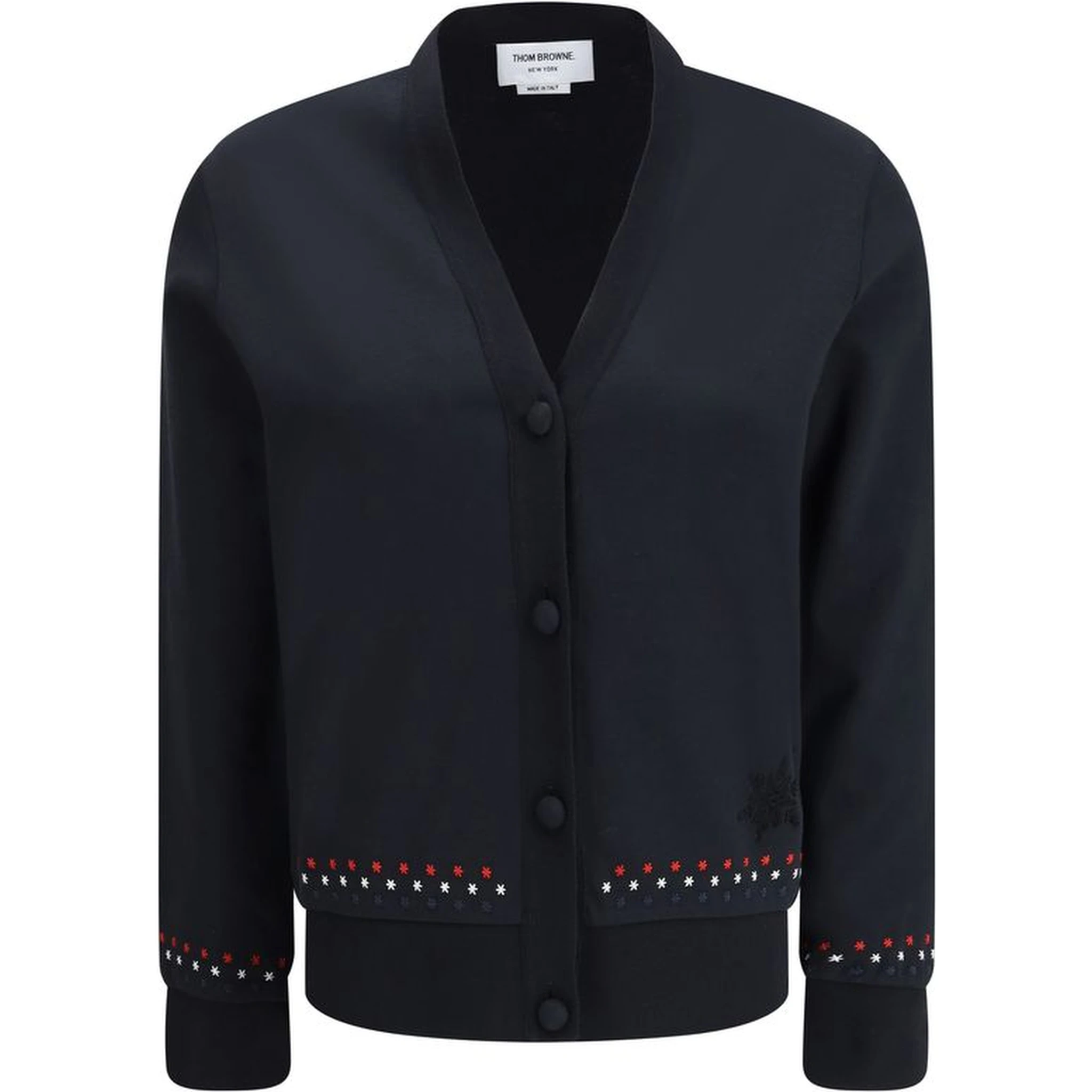 Black Cotton Cardigan