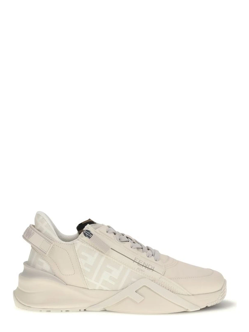 Cream Rubber Athletic Sneakers