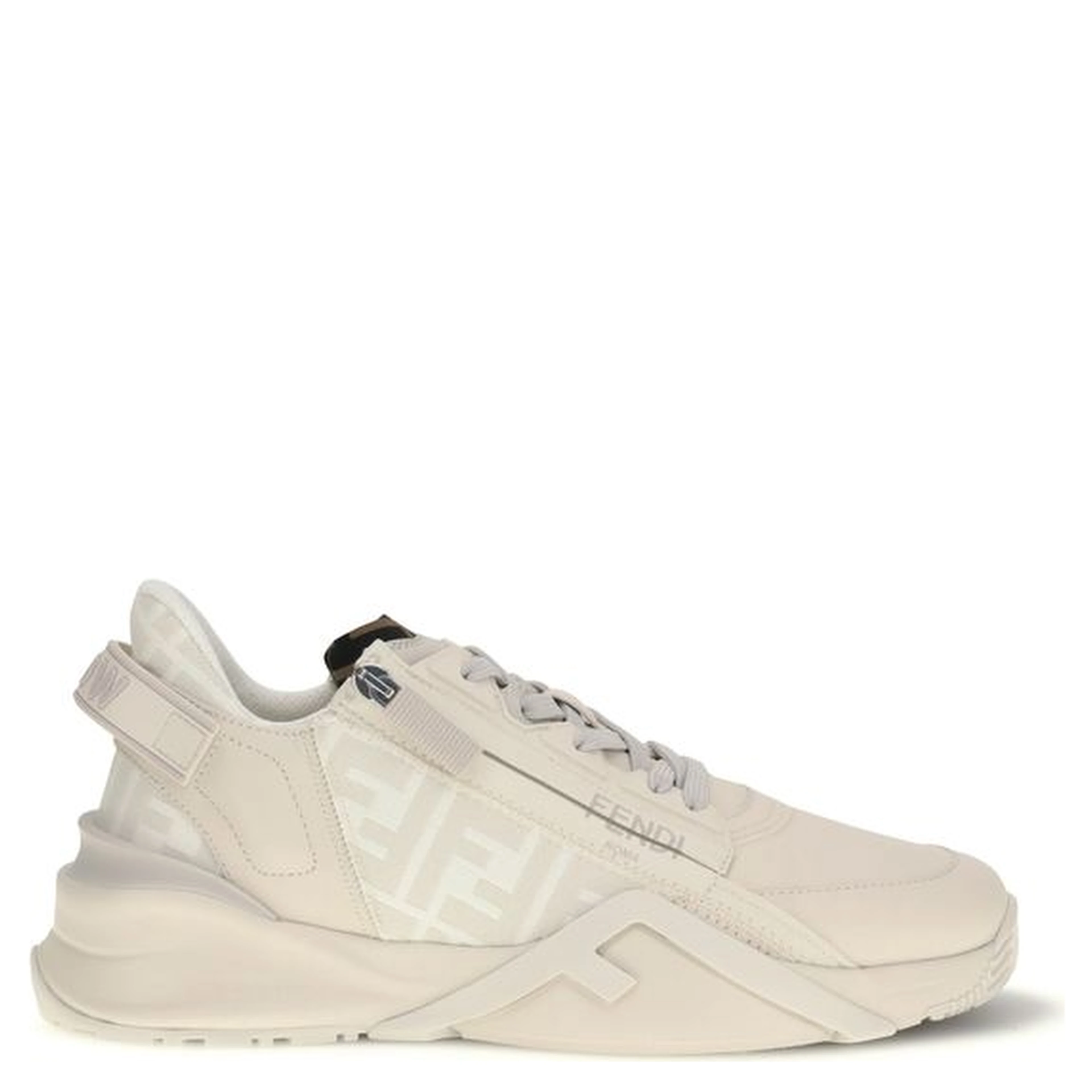 Cream Rubber Athletic Sneakers