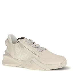 Cream Rubber Athletic Sneakers
