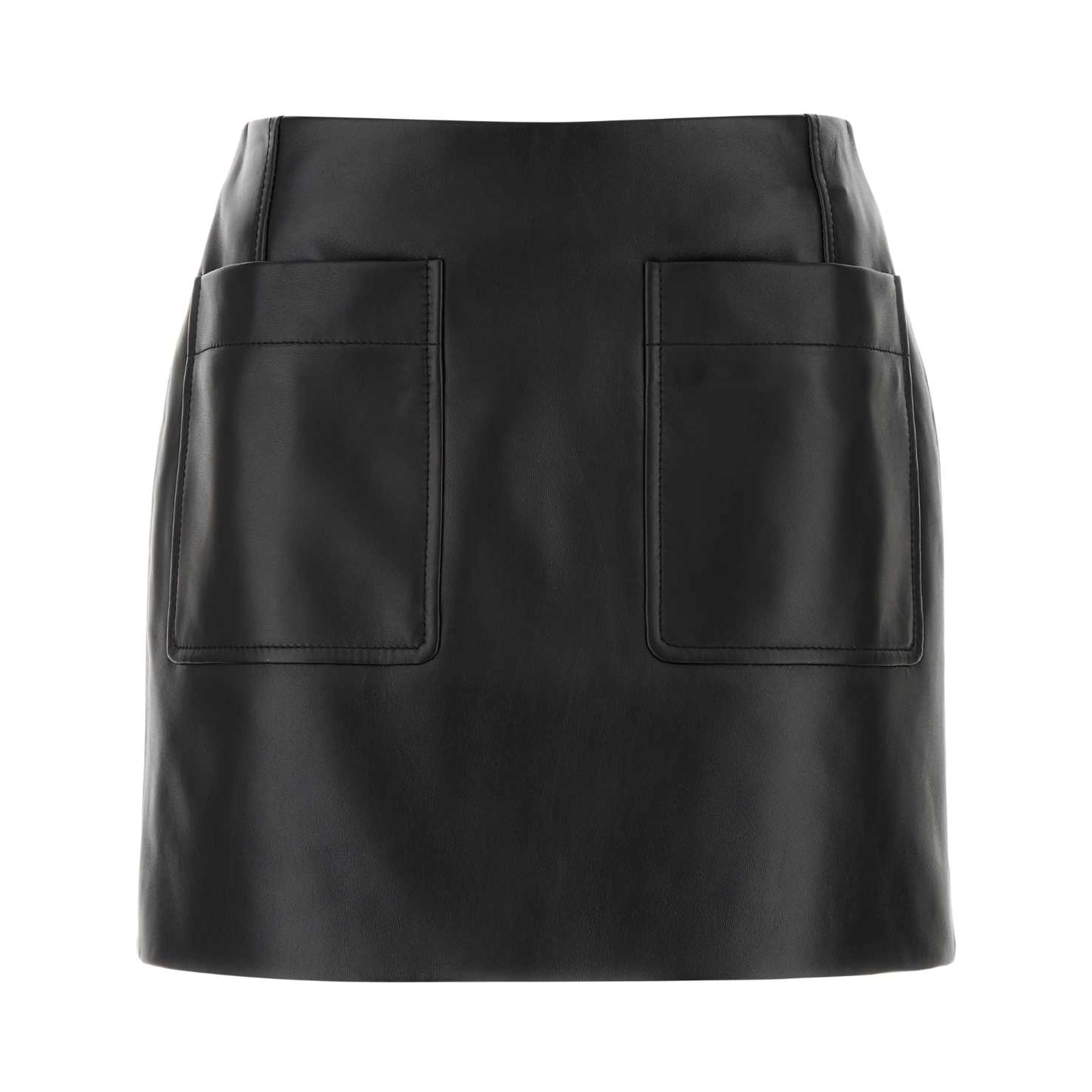 MW NAPPA LEATHER MINI SKIRT