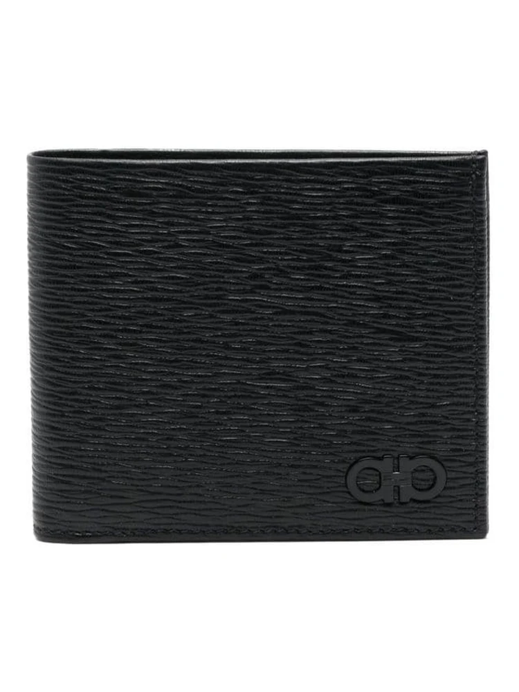 Revival Gancini Bifold Wallet in Hammered Leather Man