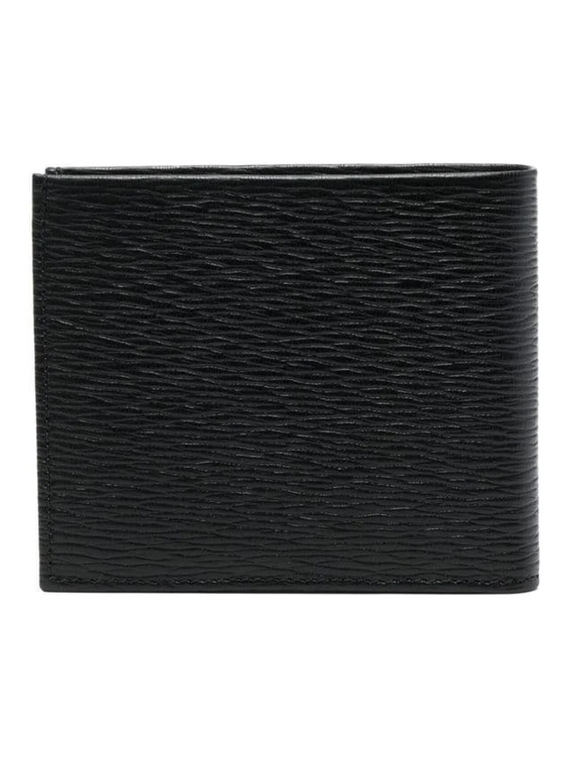 Revival Gancini Bifold Wallet in Hammered Leather Man