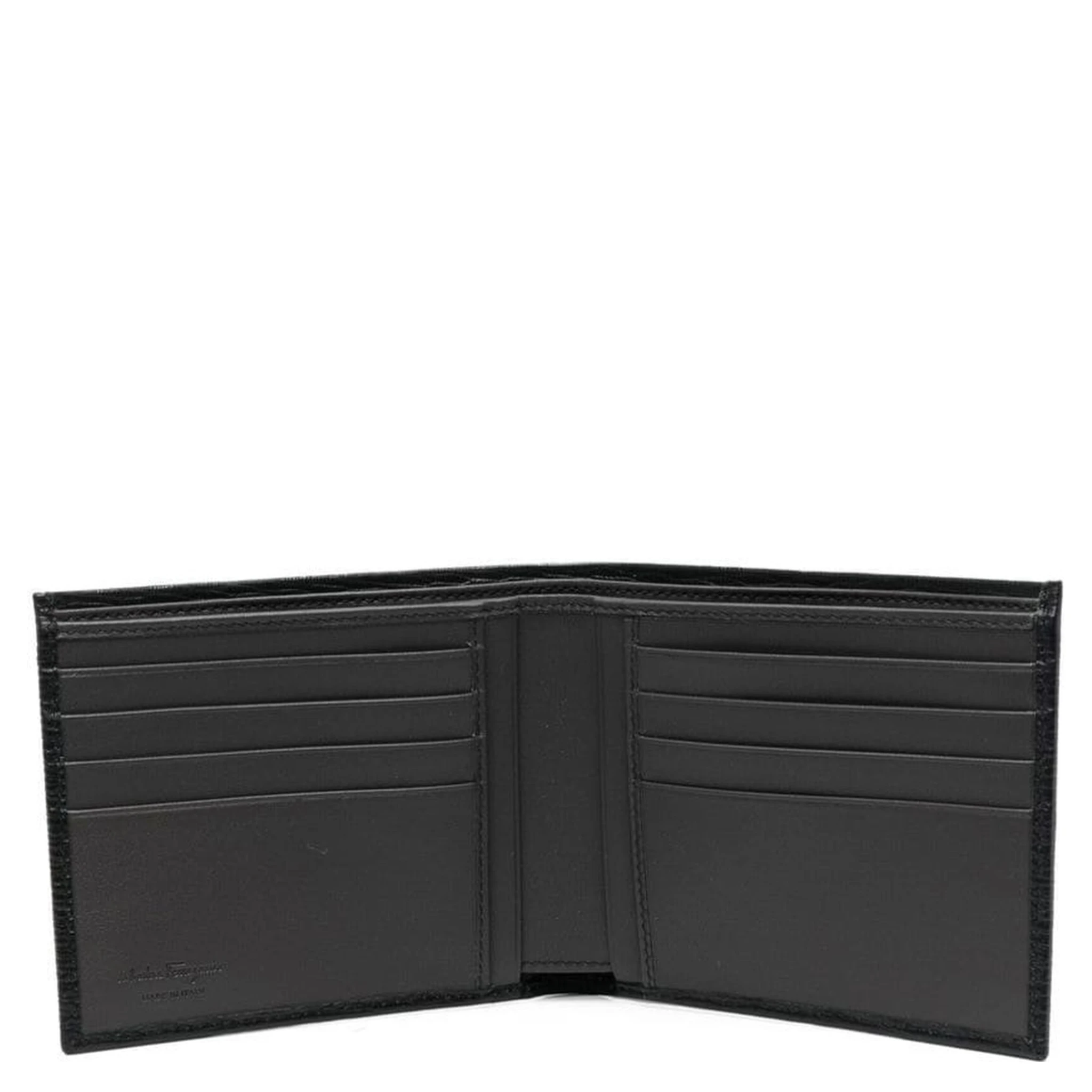 Revival Gancini Bifold Wallet in Hammered Leather Man