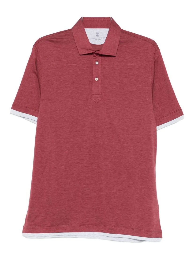 Brunello Cucinelli T-shirts and Polos Red