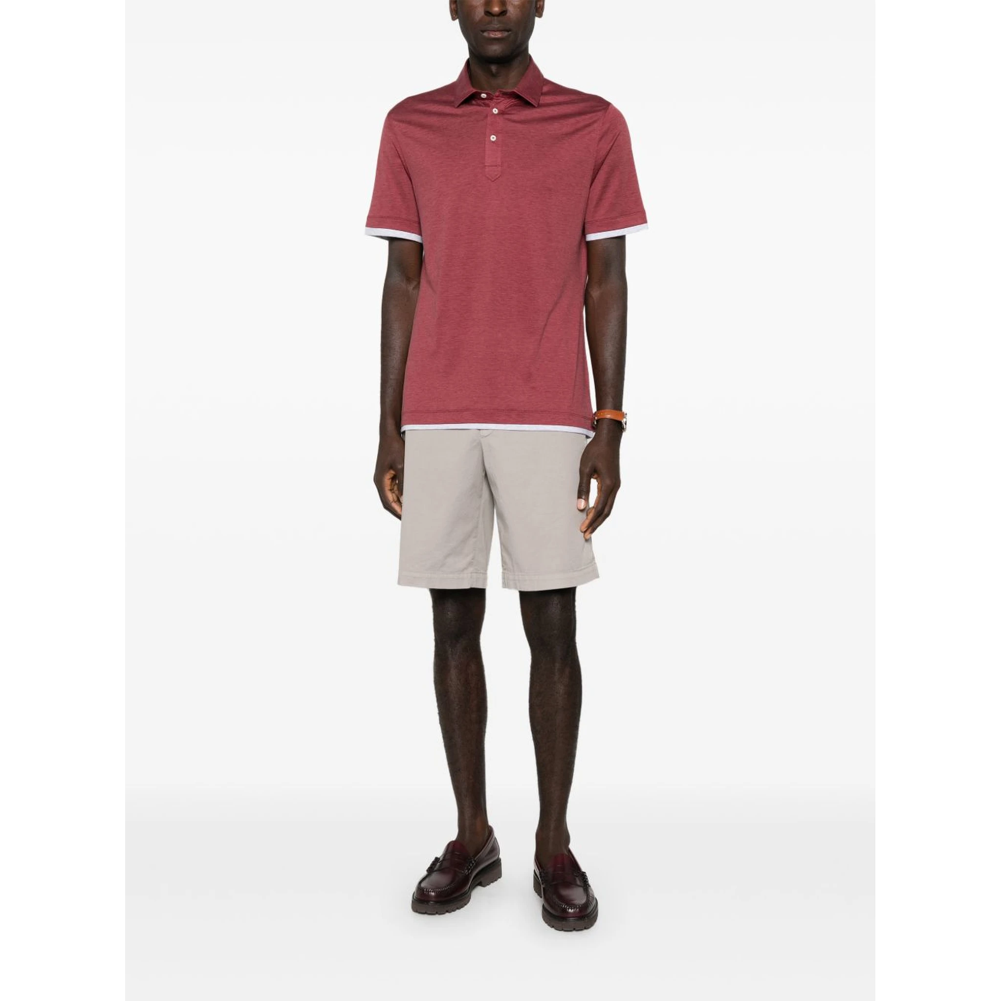 Brunello Cucinelli T-shirts and Polos Red