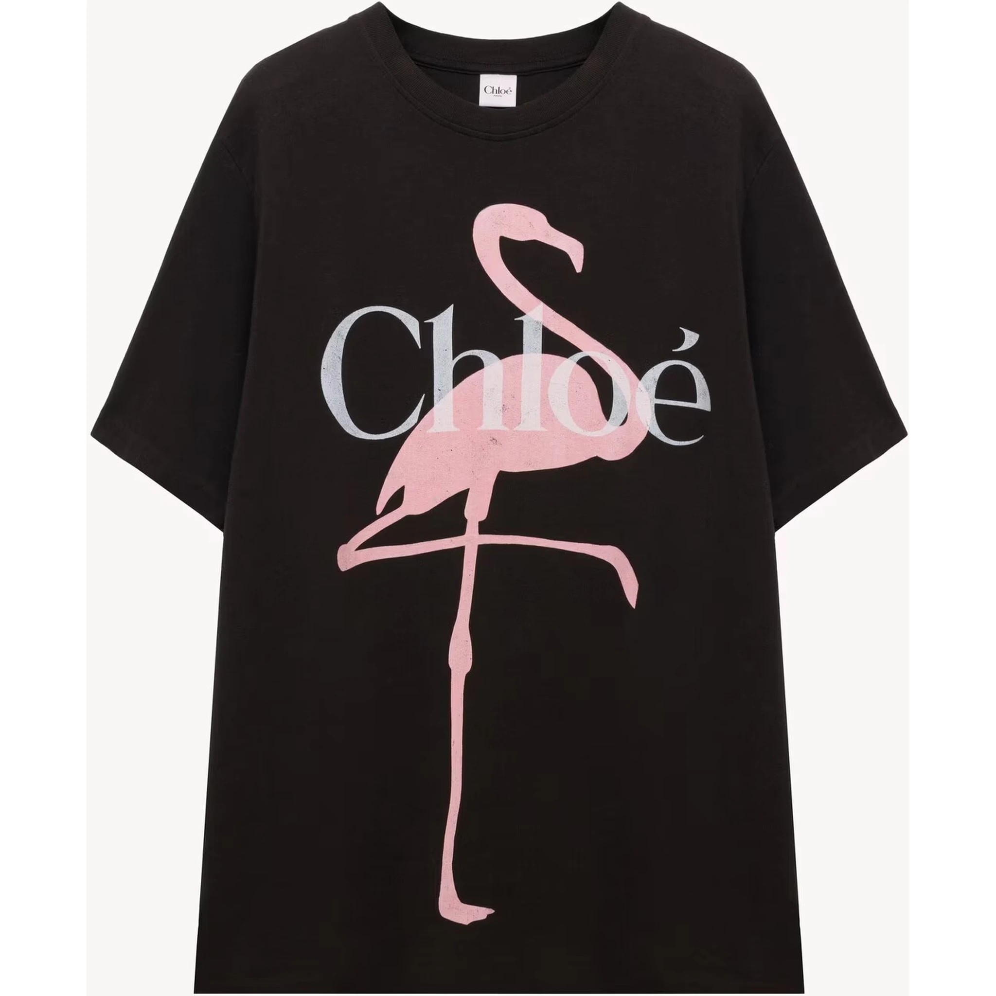 Wide fit t-shirt with logo