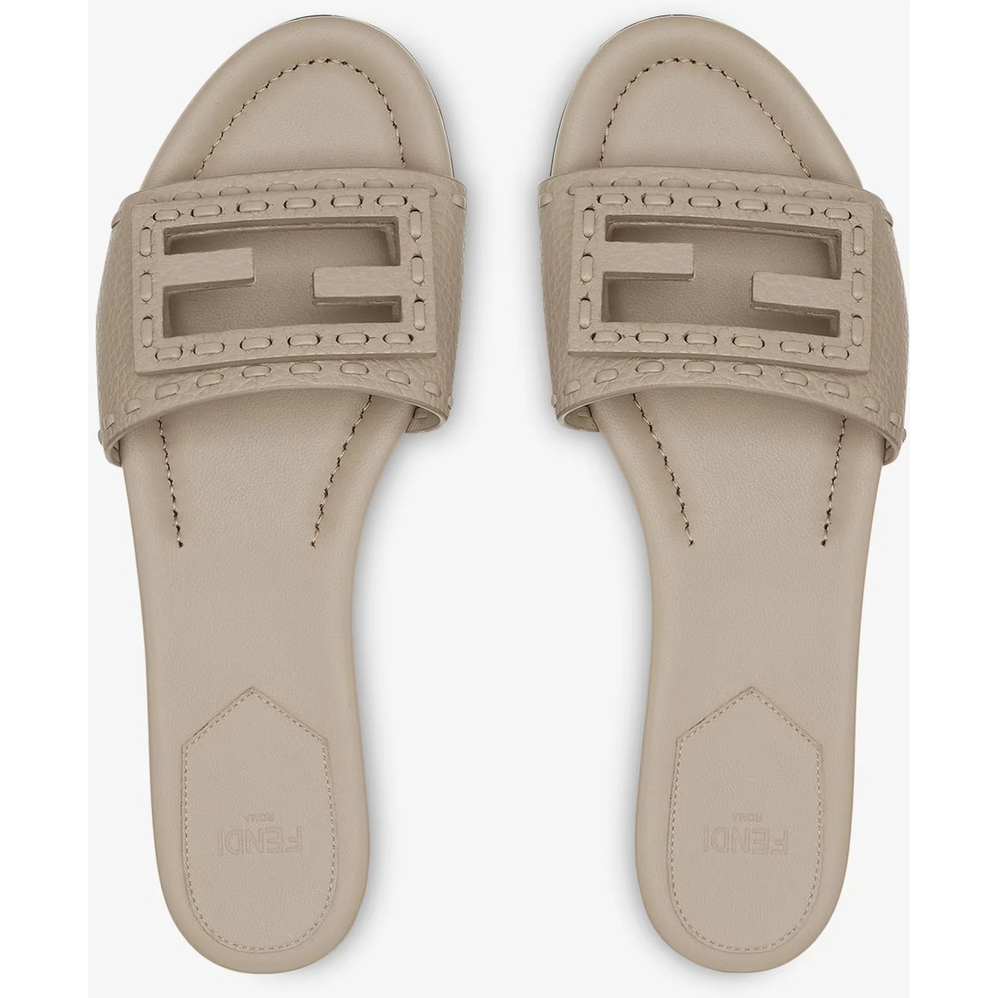 "Baguette" mules flat