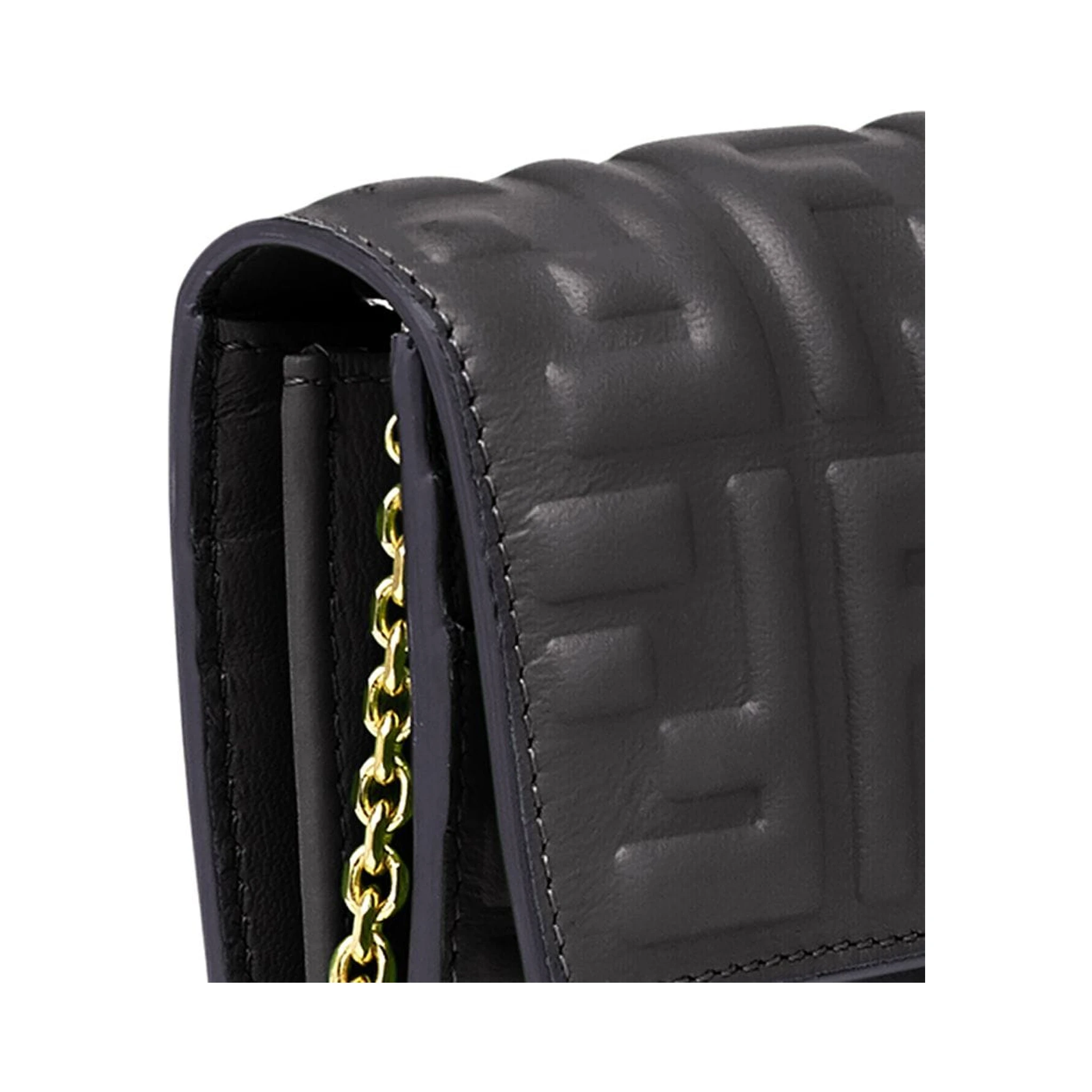 "Baguette" wallet with chain