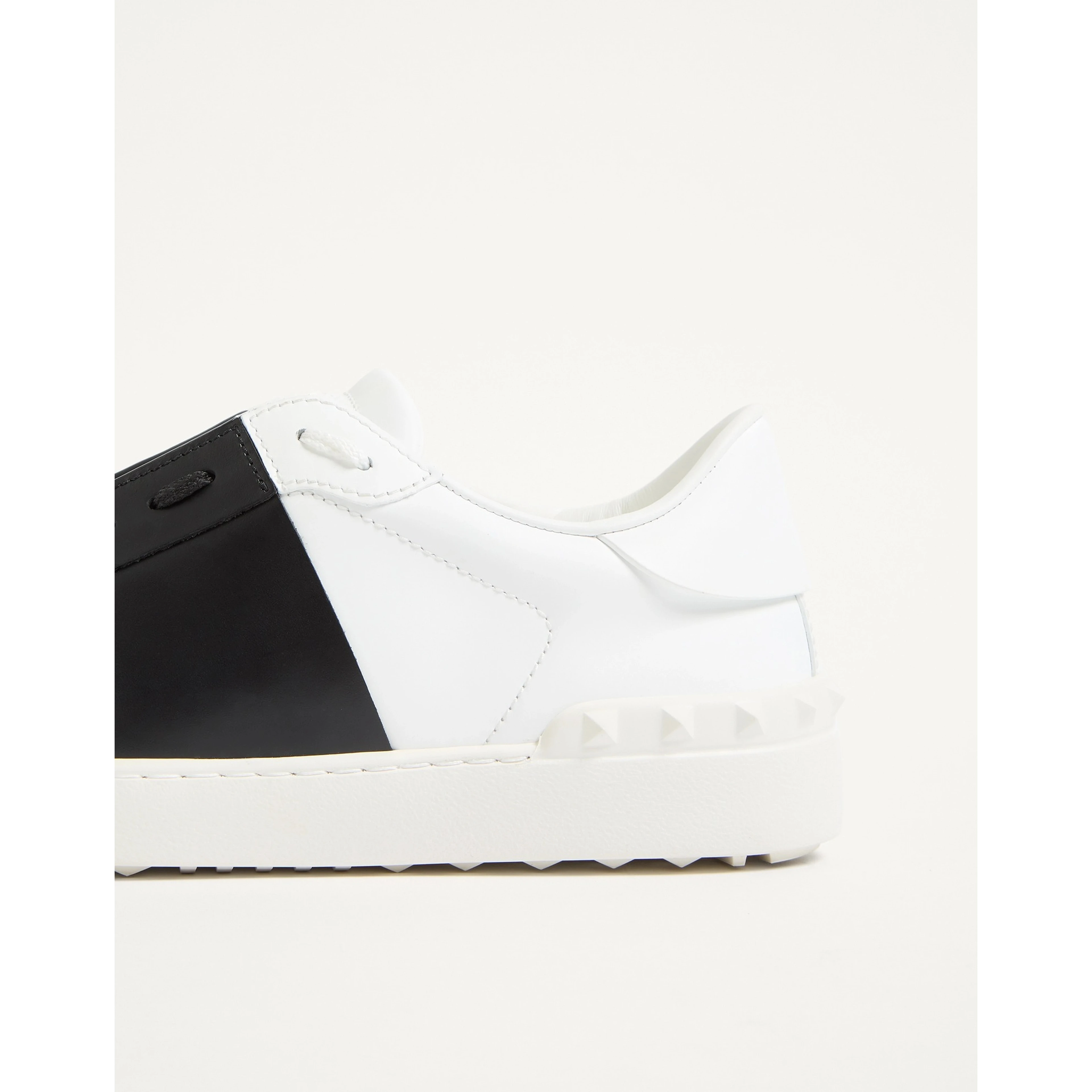 "Open" sneakers in leather