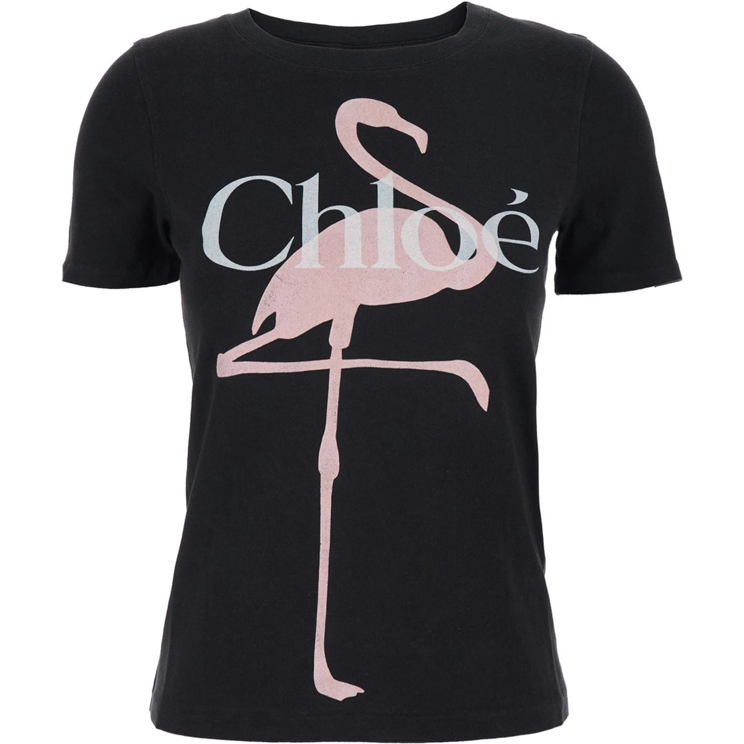 Crewneck t-shirt with logo
