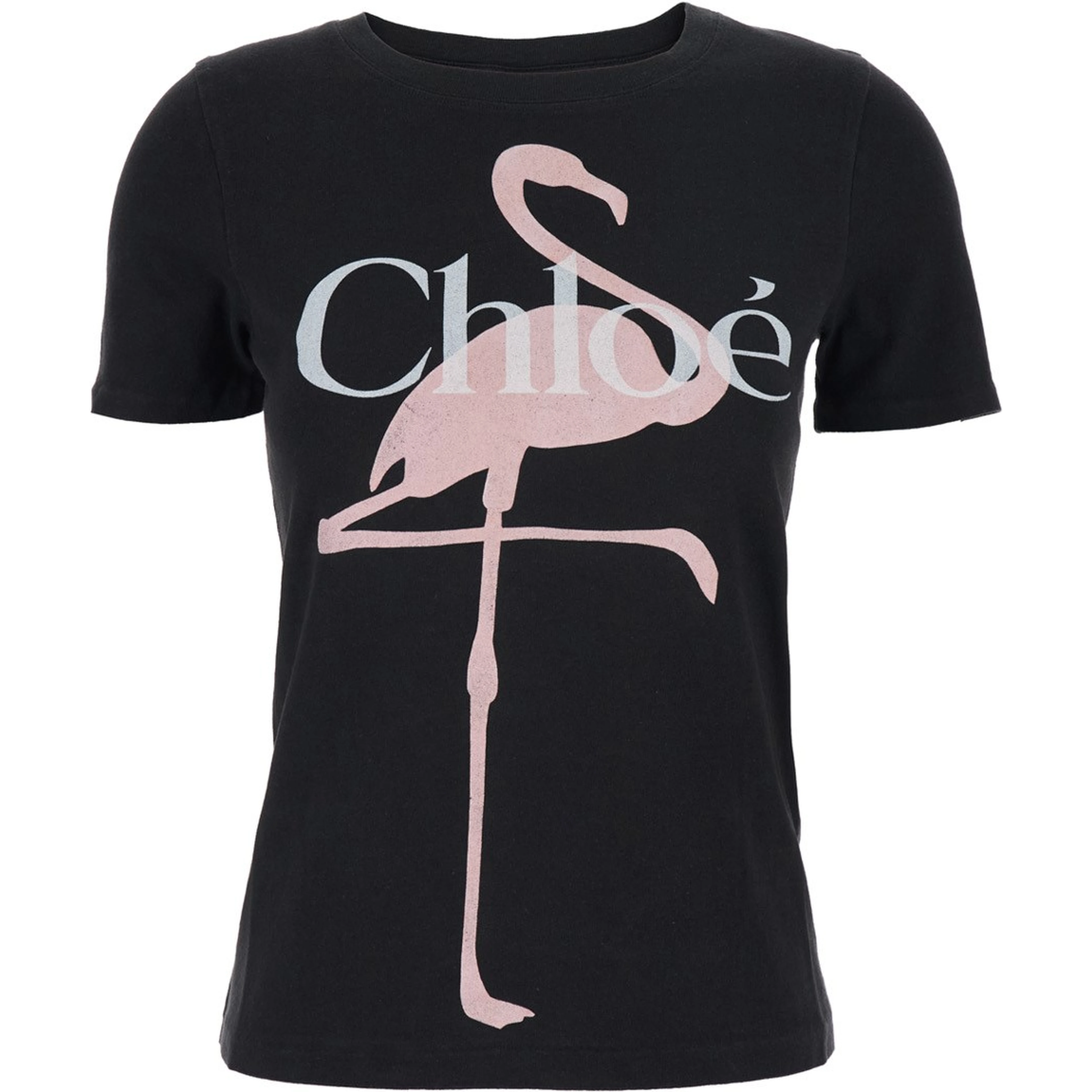 Crewneck t-shirt with logo