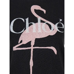 Crewneck t-shirt with logo