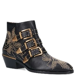 "Susan" ankle boots in leather