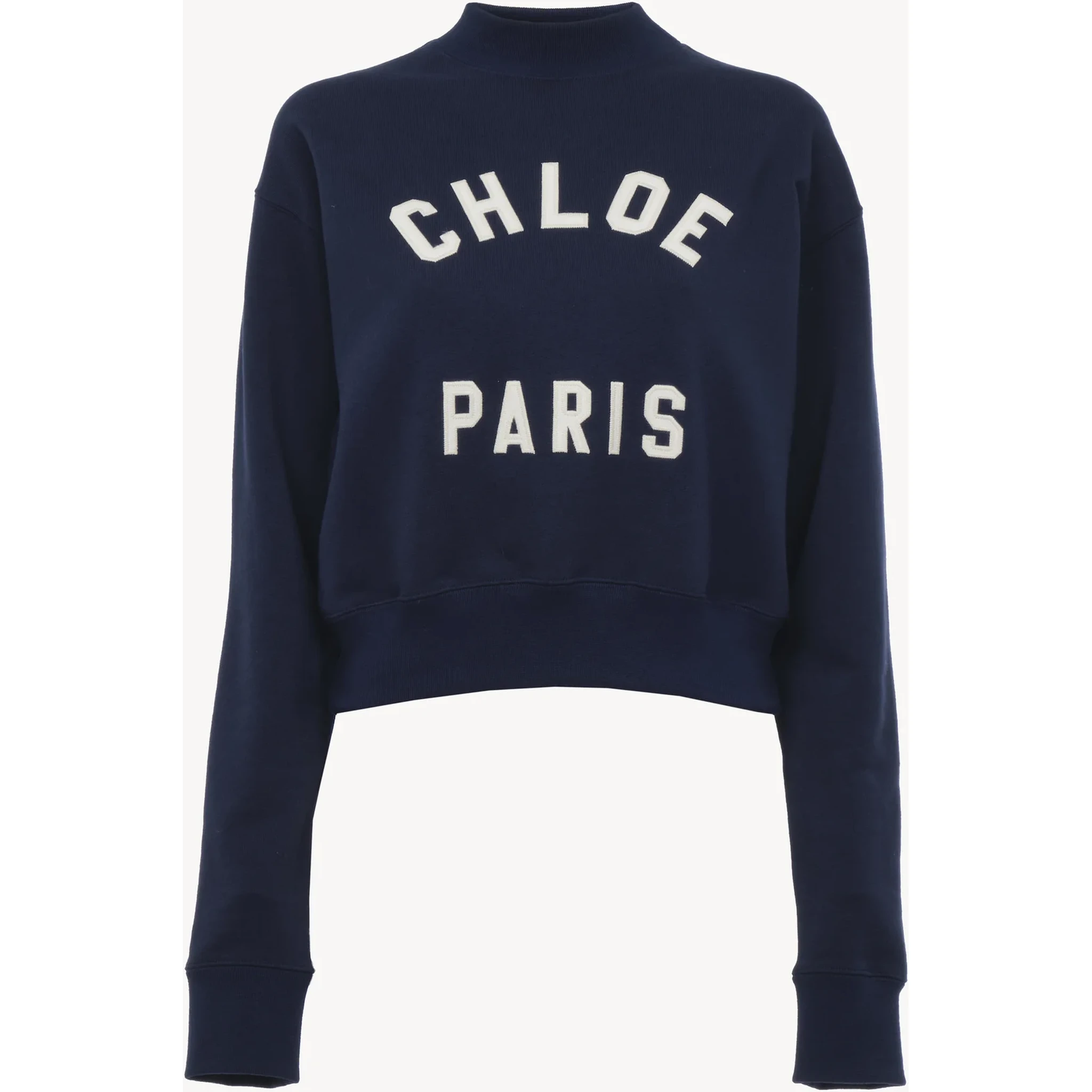 Cotton sweater with logo
