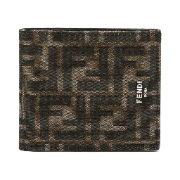 "Fendi Diagonal" bi-fold wallet