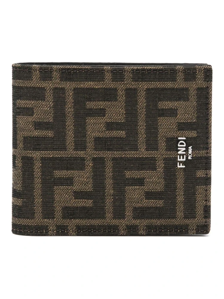 "Fendi Diagonal" bi-fold wallet