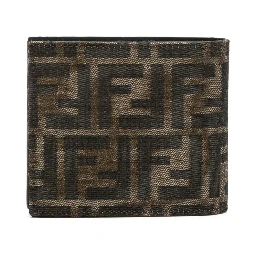 "Fendi Diagonal" bi-fold wallet
